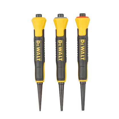 DeWalt Bi-Material Nail Punch 3 Piece Set