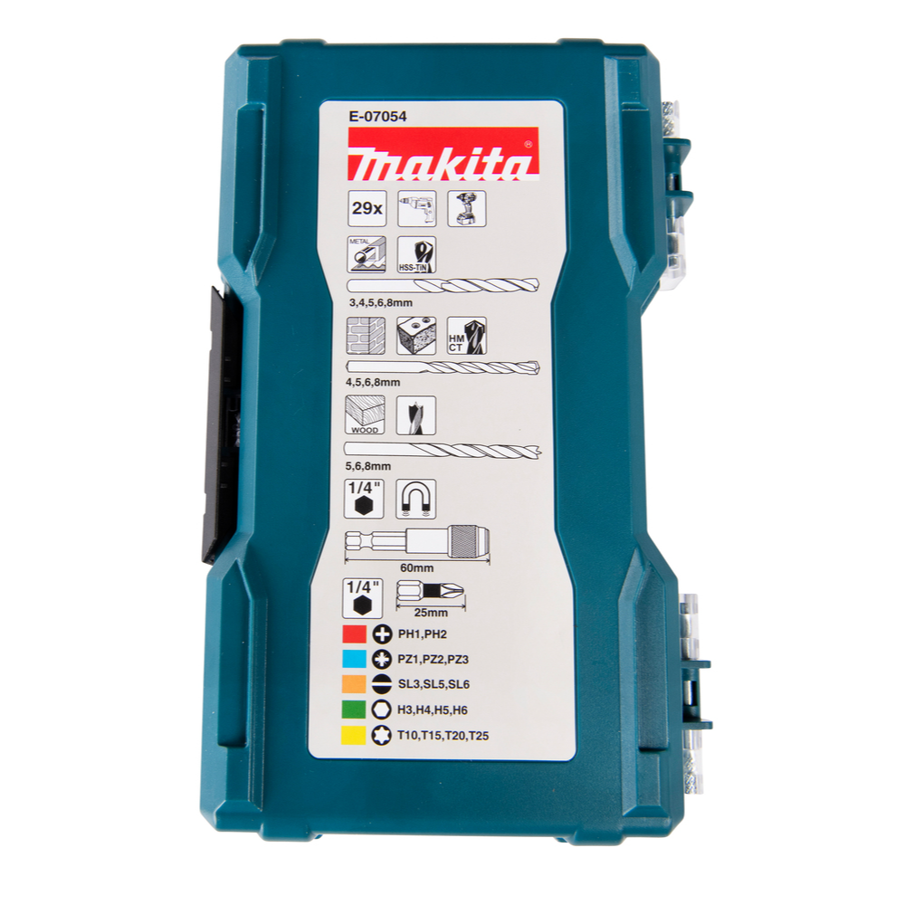 Makita 29 Piece Drill and Screwdriver Bit Set