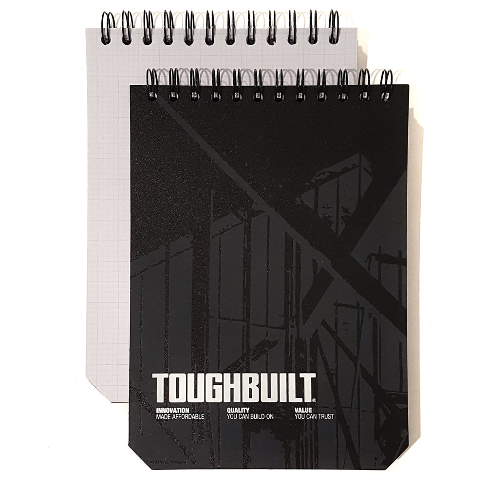 ToughBuilt Large Grid Notebooks (2 Pack)